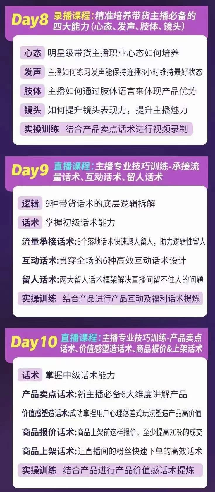 金牌主播實(shí)戰(zhàn)進(jìn)階營(yíng) 普通人也能快速變身金牌帶貨主播 (價(jià)值3980)