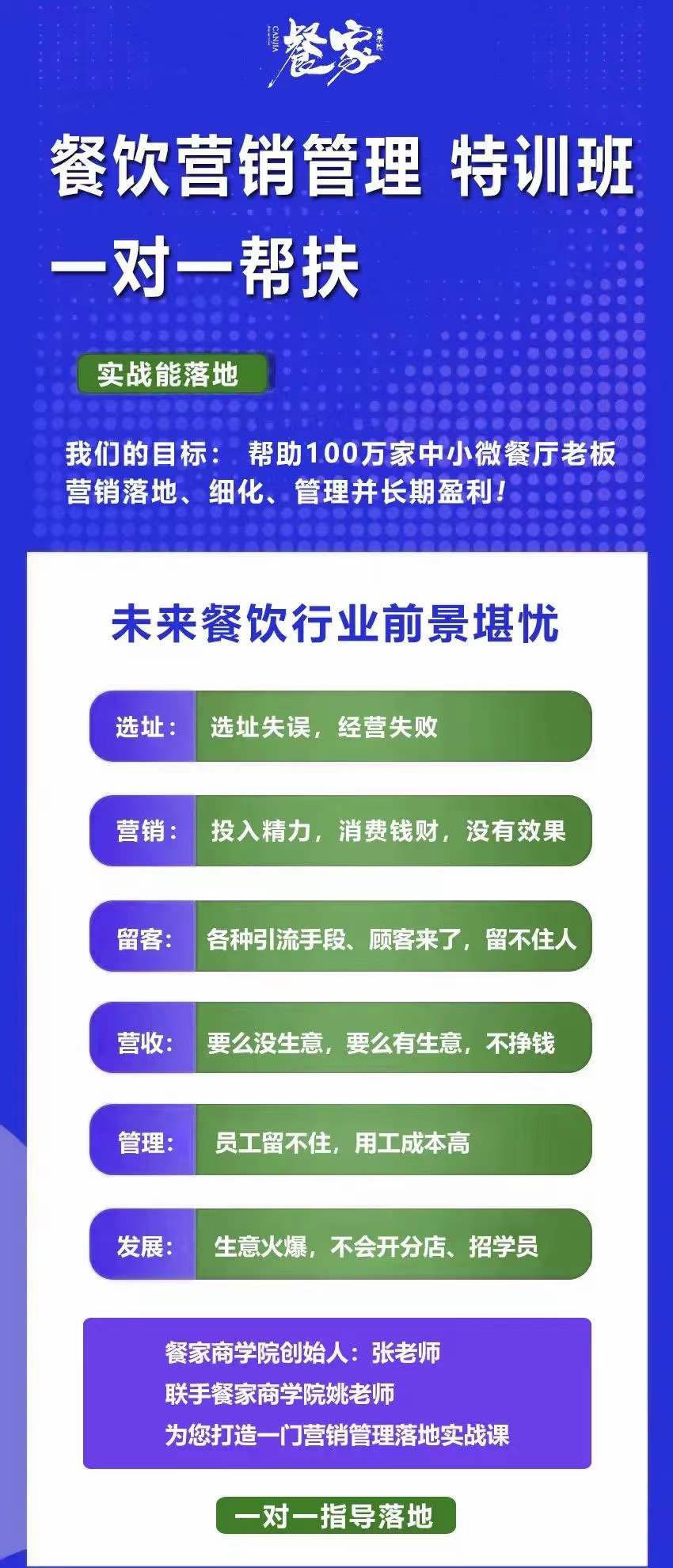 餐飲營銷管理特訓班：選址 營銷 留客 營收 管理 發展