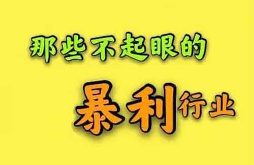 有些不起眼的小項目，收入真的驚人！