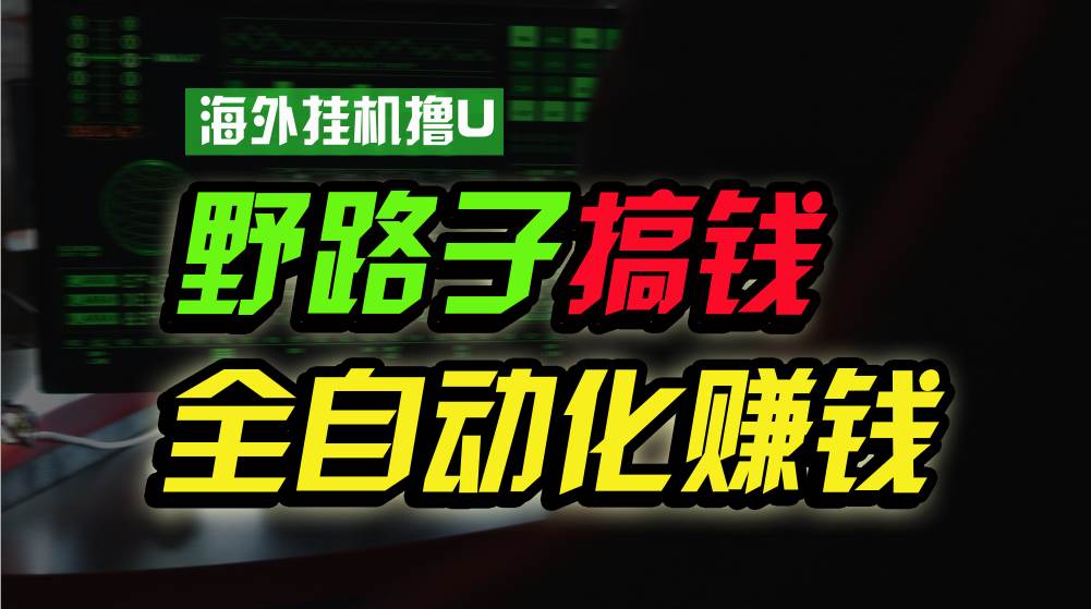 海外掛機擼U新平臺，日賺8-15美元，全程無人值守，可批量放大，工作室內...