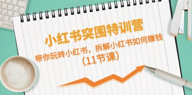 小紅書突圍特訓營，帶你玩轉小紅書，拆解小紅書如何賺錢（11節課）